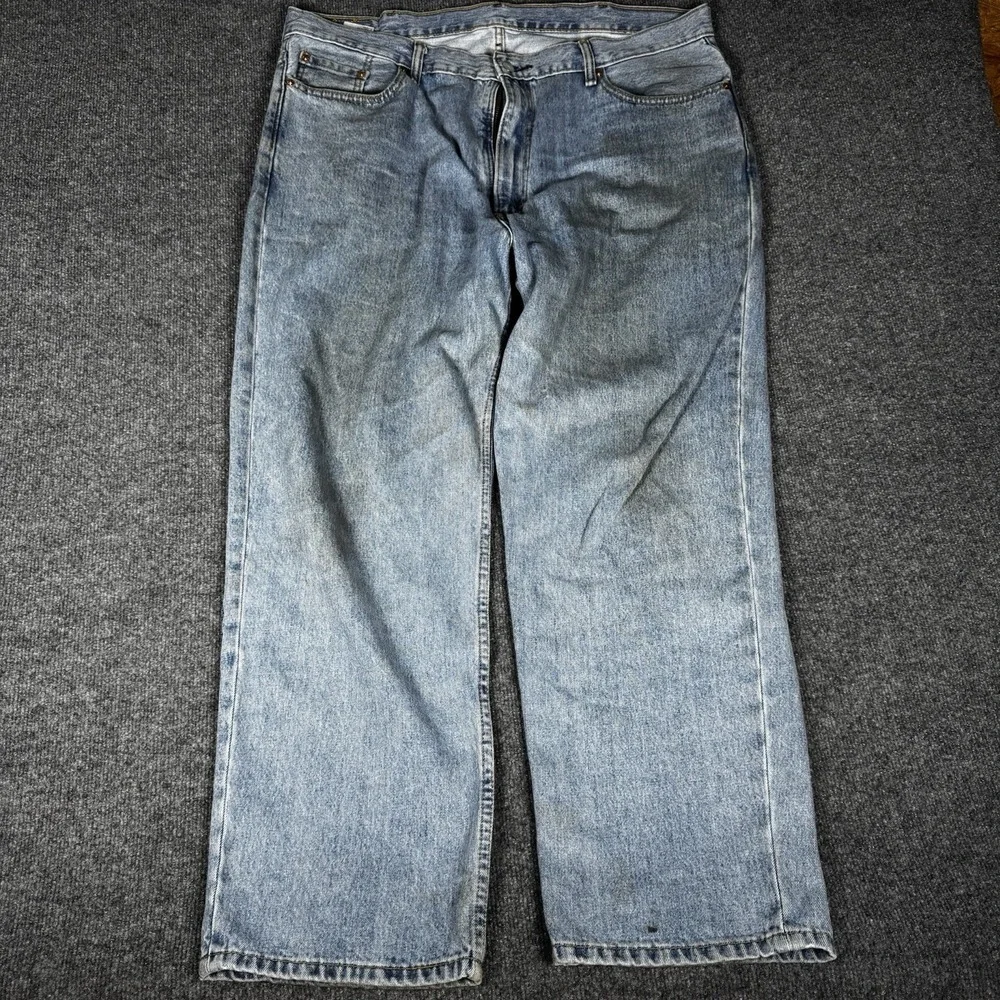 Levi's 550 Relaxed Fit Jeans Mens Size 42x30 Light Wash Denim Pants